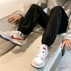 新款男冬季纯色直筒港风休闲裤B60-P40控78，男装休闲裤，星座717