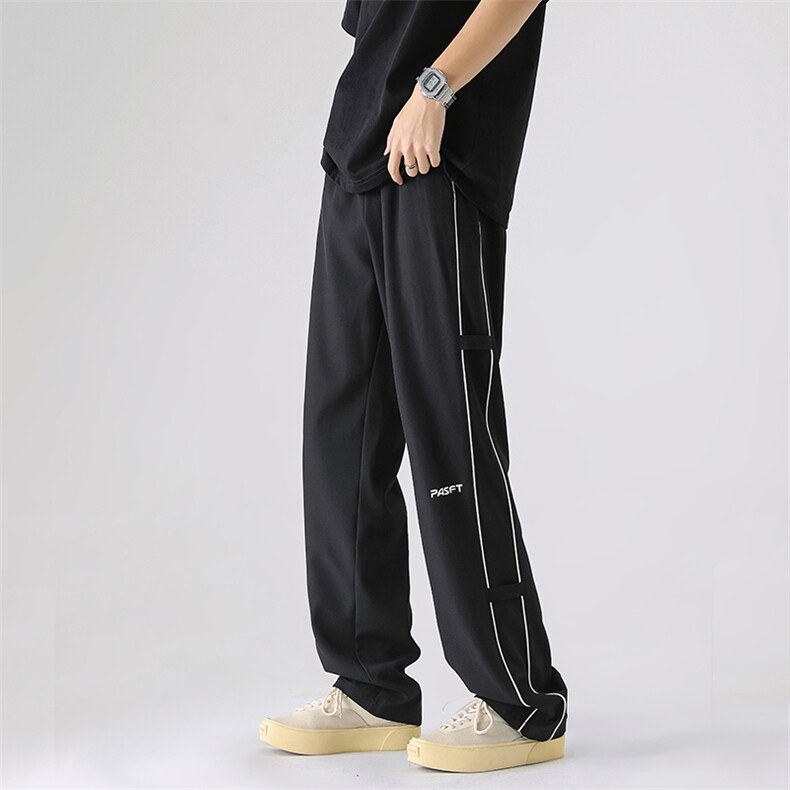 B258-K420-P60控78冰丝长裤面料成分聚酯纤维，男装休闲裤，电商B258