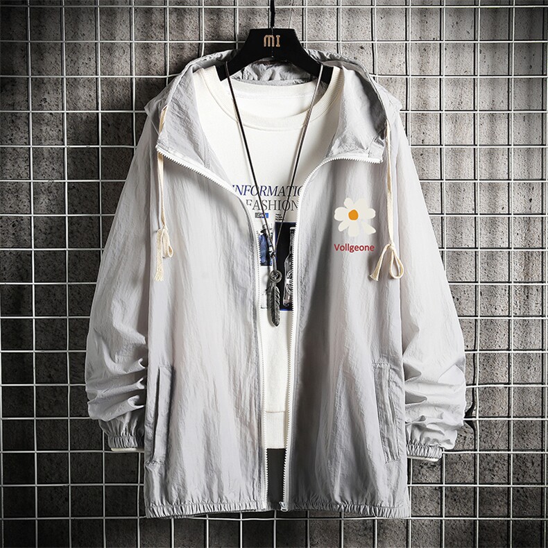FS63059-P55 薄款防晒衣男透气防紫外线钓鱼外套冰丝防晒服图片