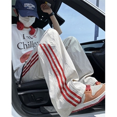 2026夏季新款潮流美式条纹设计速干休闲裤B315-K25418-特p35控68，男装休闲裤，电商B315