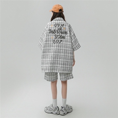 1小香风印花大码M-5XLDCS9018P45DK8797P40套装DTZ9028P85，男装休闲套装，星座226-2