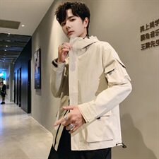 男连帽工装夹克外套5032-1_1906P70，男装夹克，星座1516-1