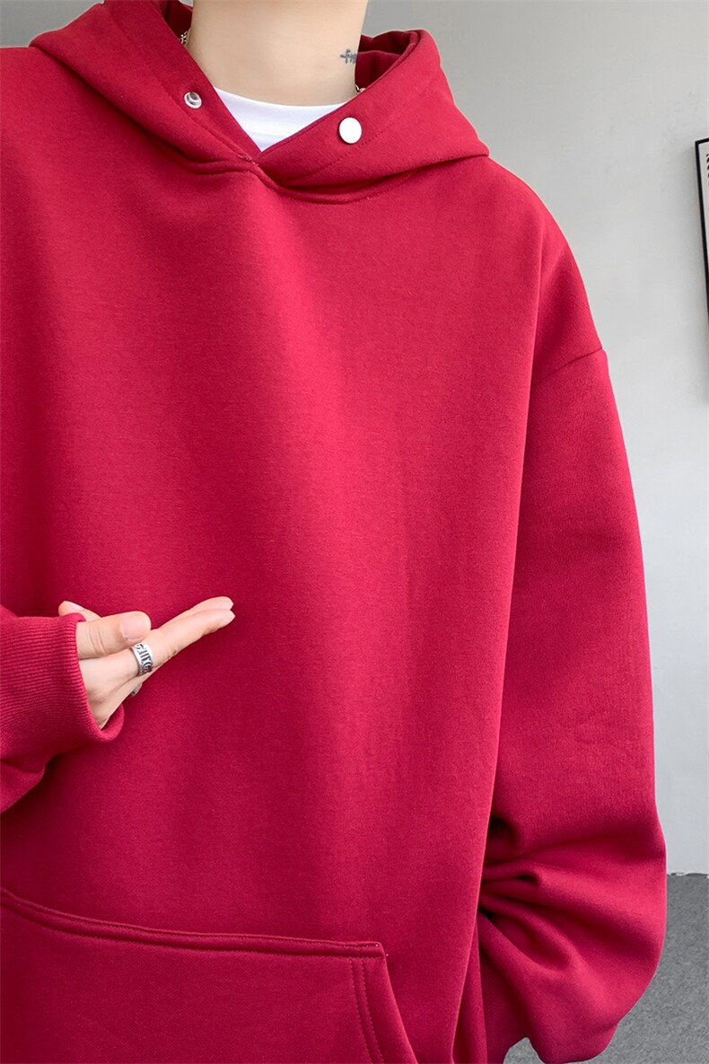 8XL-M美式连帽卫衣男高级感外套hiphop特大码上衣潮WY10P55控78,男装卫衣,电商D206-1