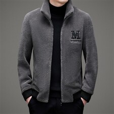 BAMJ-1997钱塘2020-2秋冬季厚款时尚休闲帅气中年男士夹克P250，男装夹克，钱塘207-2