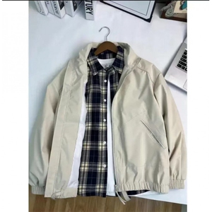 夹克男立领纯色上衣冲锋衣外套DSA157B-JK7822-P50图片