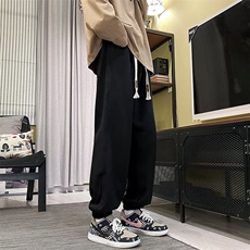 青春流行新款休闲裤工装裤时尚潮牌潮流长裤男宽松型春秋2366P35，男装休闲裤，星座410-2