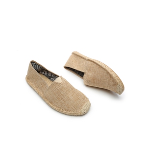帆布鞋麻料牛筋底一脚蹬懒人鞋麻布鞋电商b360M08P45图片
