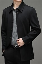 男装夹克2023春季新款简约休闲立领夹克衫时尚商务中青年上衣外套，男装夹克，电商B212（原钱塘6029）