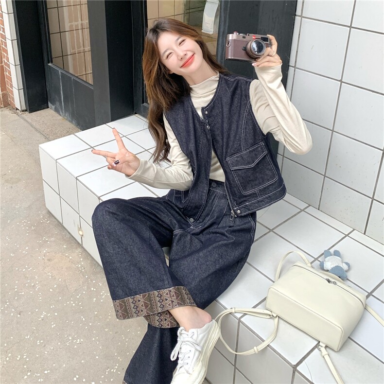 ~~！休闲牛仔三件套套装P195289两件套P175258,女装套装/套裙,2C262