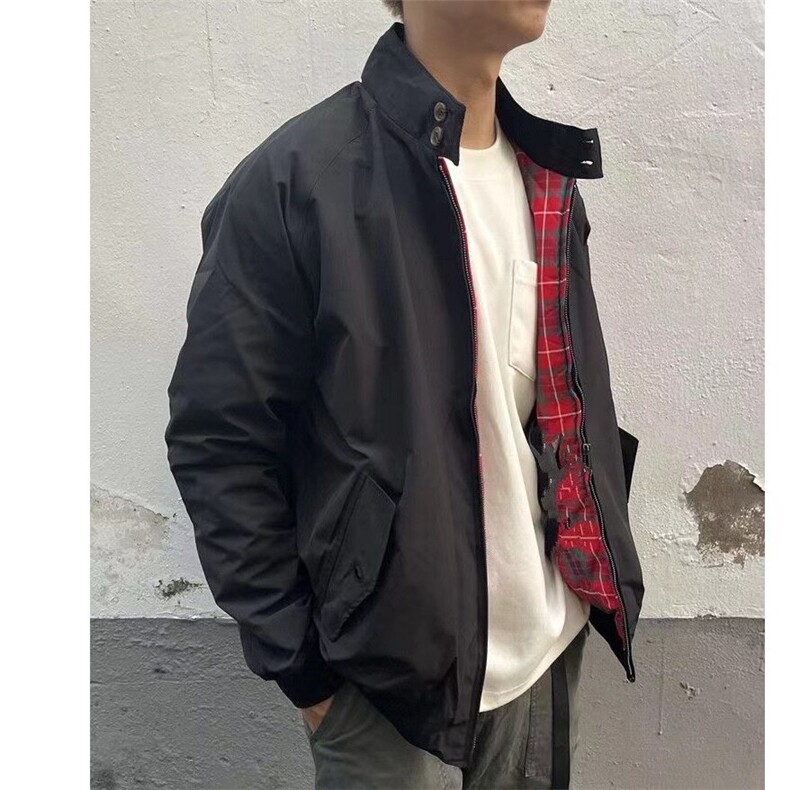 【有货】DRS065-P68美式复古哈灵顿夹克男女vintage飞行员外套潮,男装夹克,星座603-2