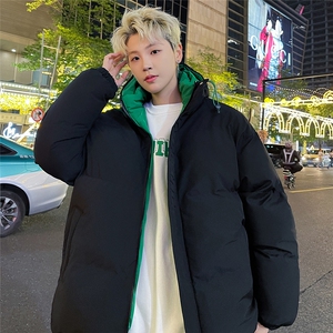 特批港风夜景情侣时尚宽松连帽棉衣 MY2271 P75控118图片