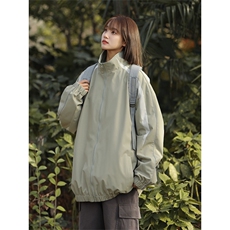 春季新款美式山系休闲纯色冲锋衣情侣潮流夹克外套JK7802-特P65，男装夹克，星座904