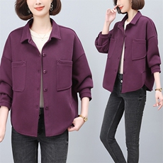 休闲衬衫外套女2025春季新款韩版小个子爆款宽松时尚气质百搭上衣，女装衬衫，璐依舞