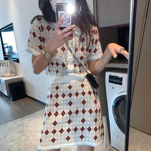 小香风四叶草套装,女装职业装,XTZ style