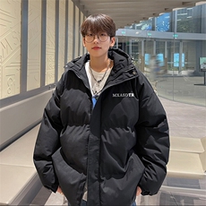现货抖音得物可供视频三防加厚羽绒连帽棉衣外套面包棉服85539，男装棉衣，电商A486