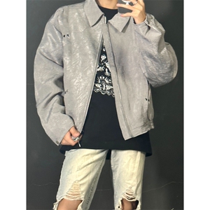 【有货】cleanfit短款褶皱外套男款春秋高级感痞帅夹克W186LL-P72图片