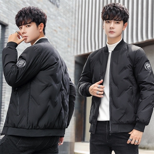 标80%绒青年男士立领羽绒服男短款修身棒球服DB6561-P120图片