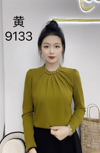 2024年秋季纯色百搭打底衫宽松小衫女图片