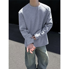 潮流简约圆领卫衣男女款潮流宽松情侣套头上衣WY36-P35，男装卫衣，星座208-5