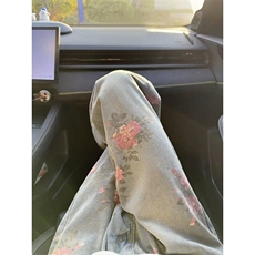 牡丹提花牛仔裤男春秋小众水洗休闲裤子cleanfit直筒微喇裤NY745，男装牛仔裤，星座1116A（原606A-3）
