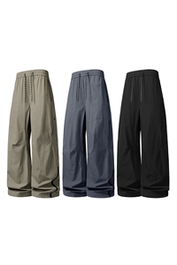 春季新款现货男女同款直筒弯刀休闲裤DSA157B-K2610-P50图片