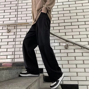 工装休闲裤男韩版潮流高街帅气直筒裤子X005-P56图片