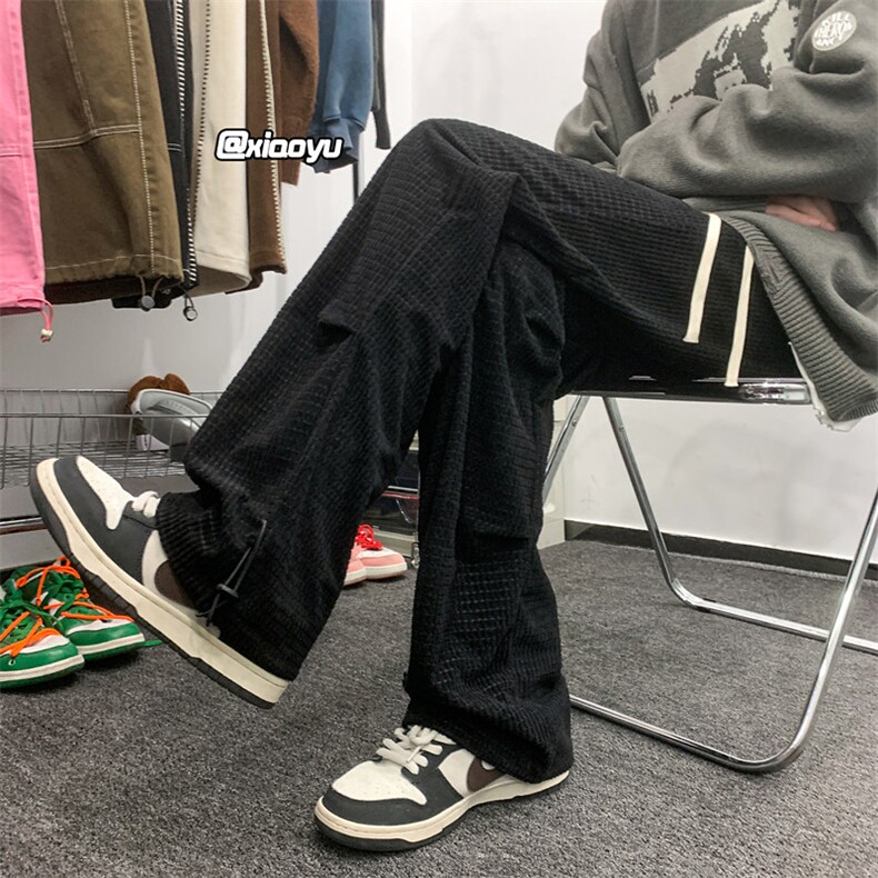 XZ616秋冬季宽松百搭灯芯绒玉米粒抽绳休闲裤TY954P45控58,男装休闲裤,星座512A（原616）