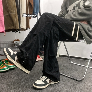 XZ616 秋冬季宽松百搭灯芯绒玉米粒抽绳休闲裤 TY954 P45控58图片