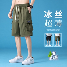 2024夏季新品上市男生短裤宽松休闲运动工装裤子DK21218-P30，男装休闲裤，电商A128
