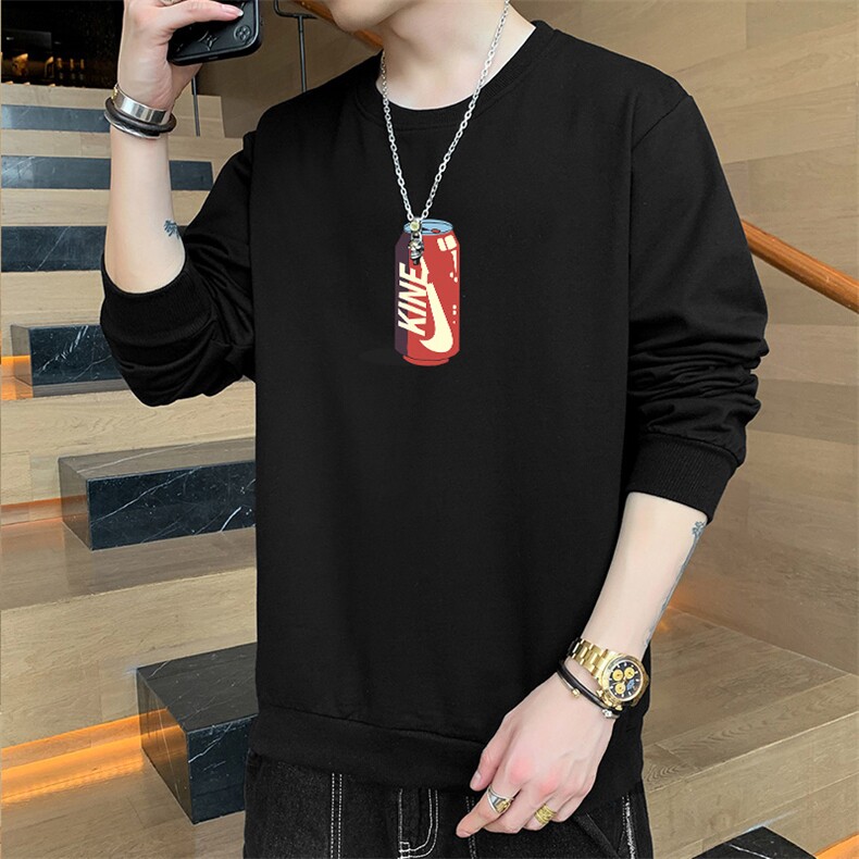 秋季新款2022青少年潮流可乐印花卫衣大码男士1210-2-F130-P16,男装卫衣,星座1816-2（原1210–2）
