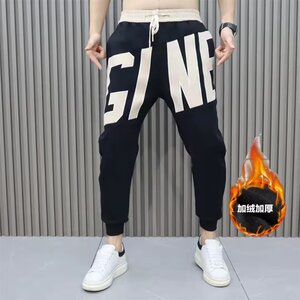 网络图现货 加绒卫裤男子新款运动训练百搭健身休闲裤J308-P47图片