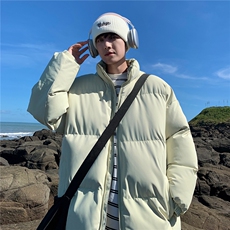 抖音得物美式潮流高品质格子三防加厚羽绒棉衣外套棉服MY5555-P68，男装棉衣，星座610B-1