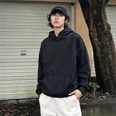 抖音得物高品质二开秋冬美式高街重磅结构辑明线连帽卫衣外套W75，男装卫衣，电商A486-1