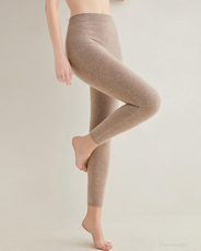 高品质羊绒女式高腰收腹打底裤柔软保暖显瘦塑形，女装打底裤，金牧歌羊绒裤