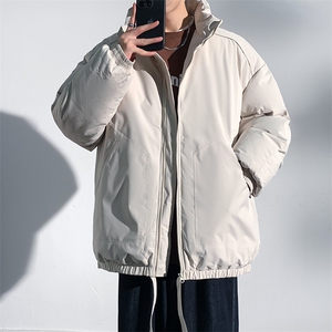 现货冬季美式休闲加厚雪山外套夹克立领纯色三防户外工装棉服图片