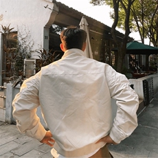 新款高级感美式高街飞行员夹克棒球服外套网络图，男装夹克，星座410-6（原星座1304-1）