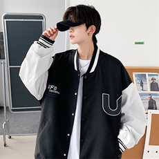！2023春季新款男士棒球夹克宽松百搭秋衣外套JK302P60，男装夹克，电商B220