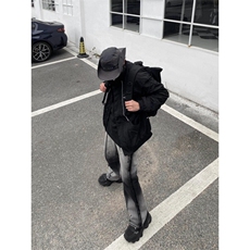 网络图现货新款渐变色微喇高街牛仔裤R1T1702-P85，男装牛仔裤，星座1005-4