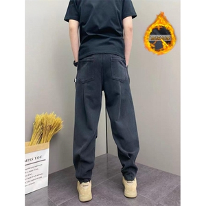 网图！秋季上新基础款休闲黑色长裤百搭-LK80173JR-特批45图片