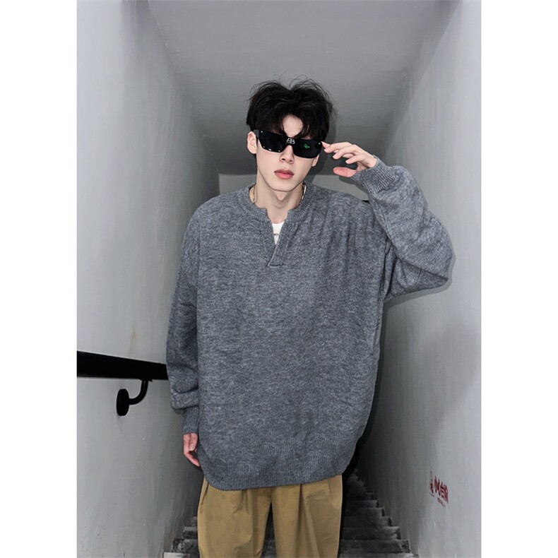 超高品质V领针织衫毛衣-GM99-P50控78，男装针织衫/毛衣，星座310A