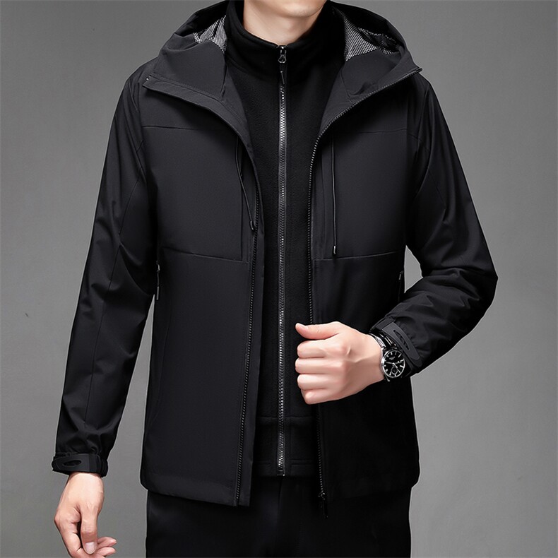 2023秋冬男士高品质中青年夹克外套休闲爸爸装上衣 ZL8257-P140图片