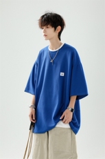 8XL-M重磅！特大码T潮牌上衣男中性华夫格短袖T恤DX304P25控39，男装T恤，电商D206-1