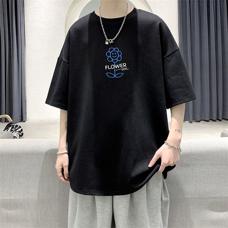 纯棉短袖t恤男大码半袖打底衫宽松体恤衫 DX17274-P20 大皂风图片