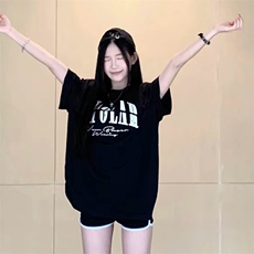 万针全刺绣工艺抖音得物高品质260克重磅纯棉双纱美式高街短袖T恤，男装T恤，电商A486