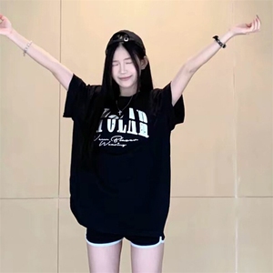万针全刺绣工艺抖音得物高品质260克重磅纯棉双纱美式高街短袖T恤图片