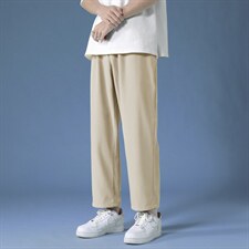冰丝裤春款2023新款休闲运动九分裤舒适直筒裤1216-特批：20，男装休闲裤，星座718-1