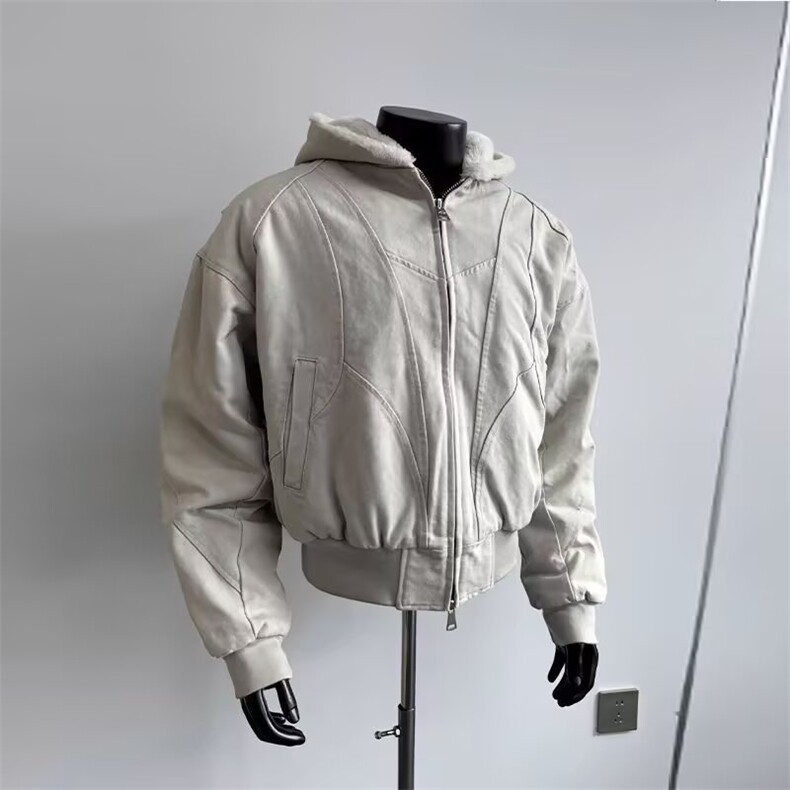 现货加厚加绒短款座山雕棉服男M61/P110,男装棉衣,星座205-3