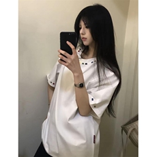 BK910CC-特P28彩虹刺绣重磅短袖T恤男女，男装T恤，星座1007（原301D）