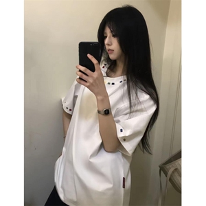 BK910CC-特P28 彩虹刺绣重磅短袖T恤男女图片