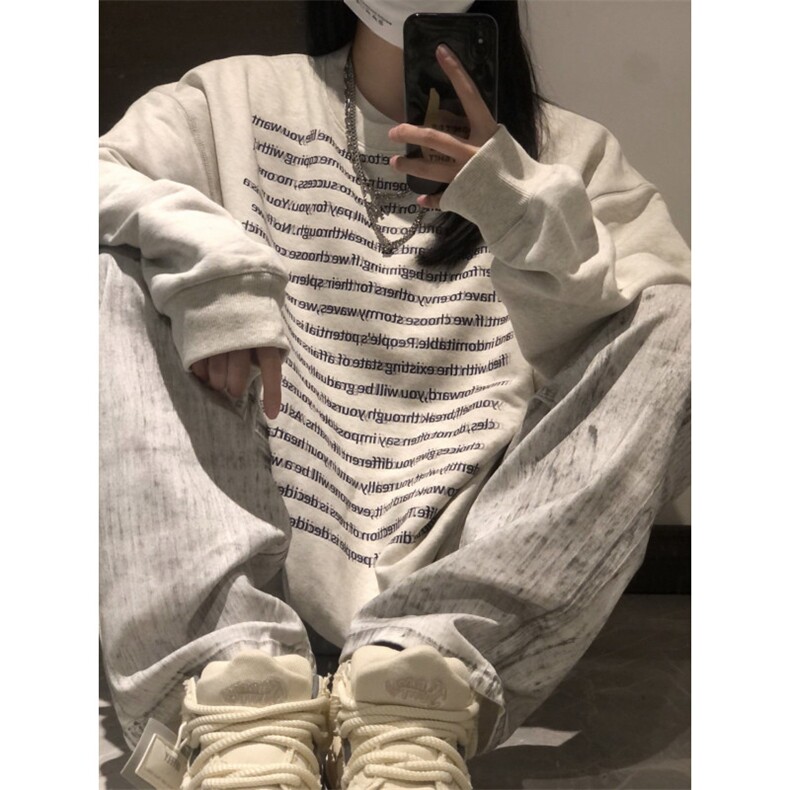 【有货】N1013HH-特P50水墨做旧牛仔裤男白色微喇脏脏裤子，男装牛仔裤，星座1007（原301D）